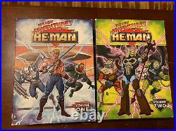 New Adventures Of He-Man DVD Lot Vol 1 & 2 Complete Series Rare OOP MOTU Cards