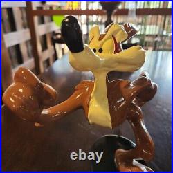 New! Rare Vintage Looney Tunes Wile E. Coyote Figurine Statue Warner Bros. ATS