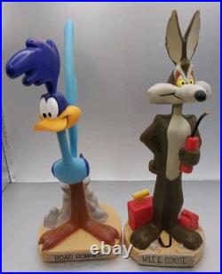 Org Funko Wacky Wobblers ROADRUNNER & WILE E COYOTE Warner Brothers 2006 Rare