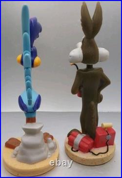 Org Funko Wacky Wobblers ROADRUNNER & WILE E COYOTE Warner Brothers 2006 Rare