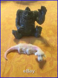 Orig Vtg Ultra Rare Mexican Neverending Story Rockbiter And Falkor Toy Figures