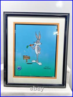 Original WARNER Bros. Bugs Bunny Chuck Jones Sericel Cel Cell SCARCE & Rare HUGE
