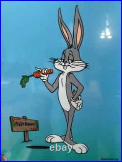 Original WARNER Bros. Bugs Bunny Chuck Jones Sericel Cel Cell SCARCE & Rare HUGE
