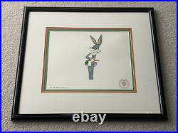 Original WARNER Bros. Bugs Bunny with Carrot? Chuck Jones Cel Cell SCARCE & Rare
