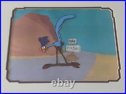 Original WARNER Bros Roadrunner FREE Bird SeedProduction Cel Cell Scarce RARE