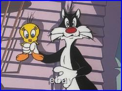 Original Warner Bros. Sylvester Tweety LE500 Birds Anonymous Seri Cel Cell RARE