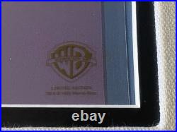 Original Warner Bros. Sylvester Tweety LE500 Birds Anonymous Seri Cel Cell RARE