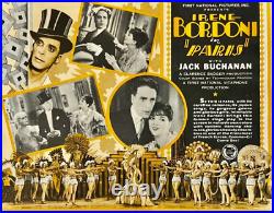 PARIS WARNER BROS 1929 Original RARE Lobby Card Vintage Film Poster