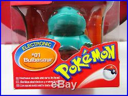 POKEMON BULBASAUR Figure Electronic Sounds Rams Head 2000 Hasbro Nintendo Rare