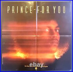 PRINCE For You ORIGINAL 1978 PROMO POSTER Warner Bros. 23x23 Vintage RARE