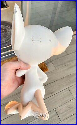 Pinky And The Brain Large Warner Brothers Character Statue Rare Vintage