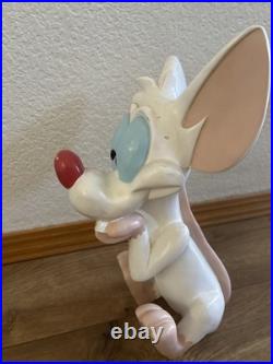Pinky And The Brain Warner Bros Statues SUPER RARE COMBO 1997 Plus Bonus Cheese
