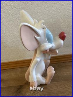 Pinky And The Brain Warner Bros Statues SUPER RARE COMBO 1997 Plus Bonus Cheese