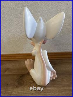 Pinky And The Brain Warner Bros Statues SUPER RARE COMBO 1997 Plus Bonus Cheese