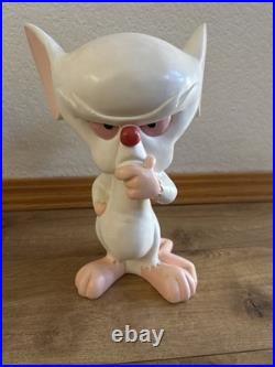 Pinky And The Brain Warner Bros Statues SUPER RARE COMBO 1997 Plus Bonus Cheese