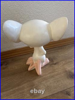 Pinky And The Brain Warner Bros Statues SUPER RARE COMBO 1997 Plus Bonus Cheese