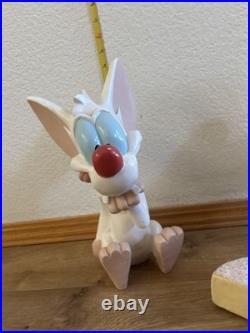 Pinky And The Brain Warner Bros Statues SUPER RARE COMBO 1997 Plus Bonus Cheese