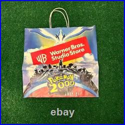 Pokémon The Movie 2000 Warner Bros. Studio Store Shopping Bag Nintendo Rare