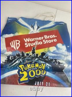Pokémon The Movie 2000 Warner Bros. Studio Store Shopping Bag Nintendo Rare
