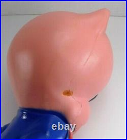 Porky Pig Plastic Blow Mold Light Vintage Rare Warner Brothers Lamp Looney Tunes