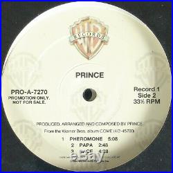 Prince Come 1994 Vinyl 2 Lp Album Promo 14 Trks (pro-a-7270) Rare Sealed