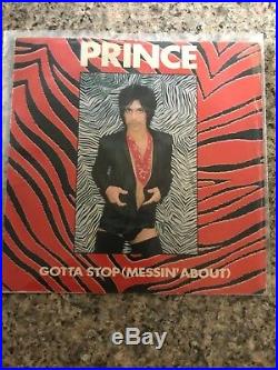 Prince Gotta Stop Rare 45 Picture Sleeve