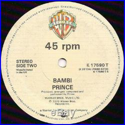 Prince Sexy Dancer / Bambi 12 inch vinyl Very Rare Original Release