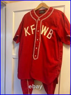RARE 1940's WARNER BROS BASEBALL JERSEY withPANTS