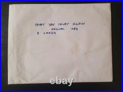 RARE 1983 Never Say Never Again Original Lobby Card Set 007 (Warner Bros)