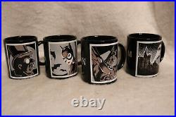 RARE 1992 Batman Returns WARNER BROS. STORE MUGS SET Complete