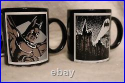 RARE 1992 Batman Returns WARNER BROS. STORE MUGS SET Complete