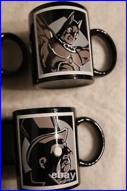 RARE 1992 Batman Returns WARNER BROS. STORE MUGS SET Complete