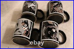 RARE 1992 Batman Returns WARNER BROS. STORE MUGS SET Complete