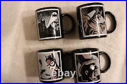 RARE 1992 Batman Returns WARNER BROS. STORE MUGS SET Complete