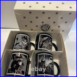 RARE 1992 Batman Returns WARNER BROS. STORE MUGS SET Complete Read