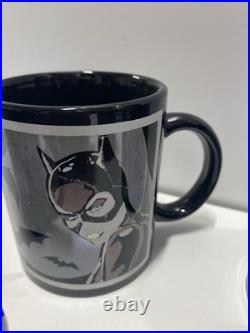 RARE 1992 Batman Returns WARNER BROS. STORE MUGS SET Complete Read