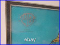 RARE 1995 Warner Bros Limited Edition Sericel Sylvester Unplugged 1446/2500