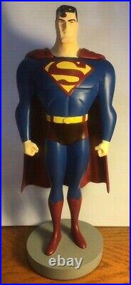 RARE! 1996 SUPERMAN MAQUETTE 12 WB Employees Studio Statue BOWEM Bruce Timm