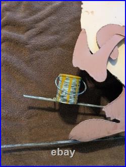 RARE 1996 Warner Bros TAZ Looney Tunes Attitude Metal Large Street Maintenance