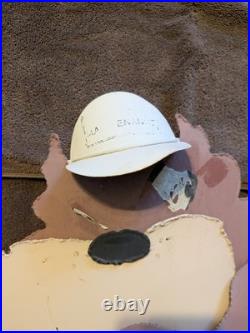 RARE 1996 Warner Bros TAZ Looney Tunes Attitude Metal Large Street Maintenance