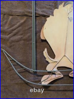 RARE 1996 Warner Bros TAZ Looney Tunes Attitude Metal Large Street Maintenance