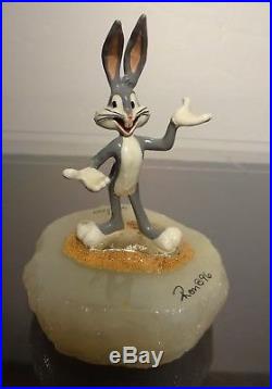 RARE 1996 Warner Brothers Presents RON LEE Hand Signed Figure BUGS BUNNY