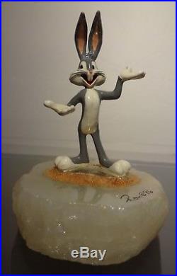 RARE 1996 Warner Brothers Presents RON LEE Hand Signed Figure BUGS BUNNY