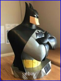 RARE 1997 Batman Animated statue bust 18 (Warner Brothers Studio Store)