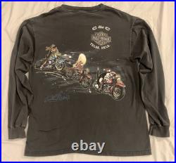RARE 2000 Harley Davidson X Looney Tunes Warner Bros two Sided Printed T-shirt RARE 2000 Harley Davidson X Looney Tunes Warner Bros two Sided Printed T-shirt
