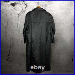 RARE 2003 Vintage The Matrix Collection Leather Trench Coat Warner Bros Size L RARE 2003 Vintage The Matrix Collection Leather Trench Coat Warner Bros Size L