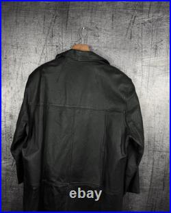 RARE 2003 Vintage The Matrix Collection Leather Trench Coat Warner Bros Size L RARE 2003 Vintage The Matrix Collection Leather Trench Coat Warner Bros Size L
