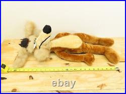 RARE 24 Vintage 1971 Wile E Coyote Warner Bros By Mighty Star LTD Plush