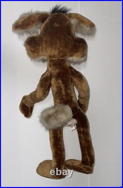 RARE 24 Vintage 1971 Wile E Coyote Warner Bros By Mighty Star LTD Plush NWT RARE 24 Vintage 1971 Wile E Coyote Warner Bros By Mighty Star LTD Plush NWT