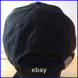 RARE 90s Vintage Warner Bros. Pewter Logo Strap Back Hat